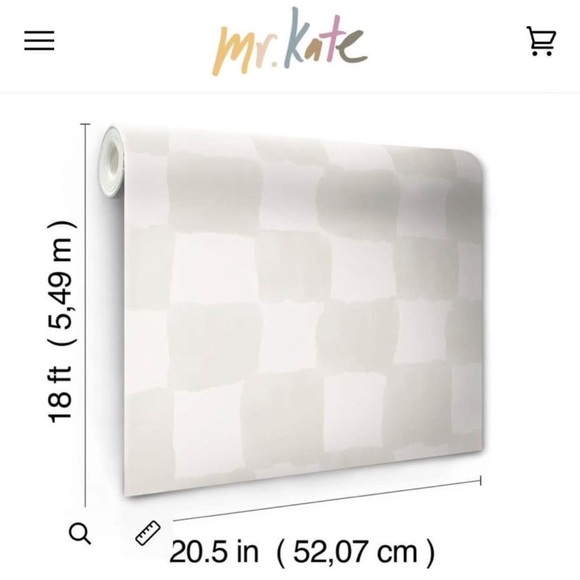 Mr Kate Tess watercolor vinyl peel and stick wallpapers NWT 7x rolls - Picture 4 of 8